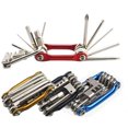 thumbnail image 1 of 11-In-1 Multi-Function Portable Folding Bike Repair Tool, Bike Repair Tool, Lightweight And Compact Mini Bike Repair Tool, Stainless Steel Bike Repair Tool - Red, 1 of 5