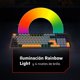 thumbnail image 3 of Teclado Gamer BALAM RUSH BALRAK PLUS KG480 Alambrico Tamaño 96% USB LED Negro BR-945837, 3 of 6