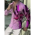 thumbnail image 1 of Camisas de hombre Camisas de traje de lujo Camisas de boda Fiesta Fiesta Casual Al aire libre Calle Cómodas Material suave Camisas de solapa con botones para hombre, 1 of 6