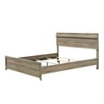 thumbnail image 3 of Tily Queen Size Bed w Panel Footboard- Natural Brown Wood Veneers, 3 of 6