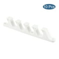 thumbnail image 3 of Uxcell 5 Position Chaise Adjustment Bracket Back Support Adjuster, White 10 Pack, 3 of 5