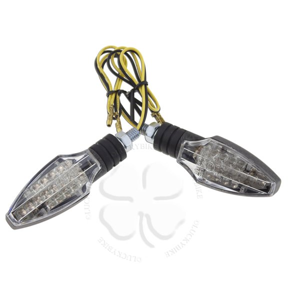 Carbon Motorcycle LED Turn Signals Suzuki GSXR Honda CBR Kawasaki Ninja Yamaha