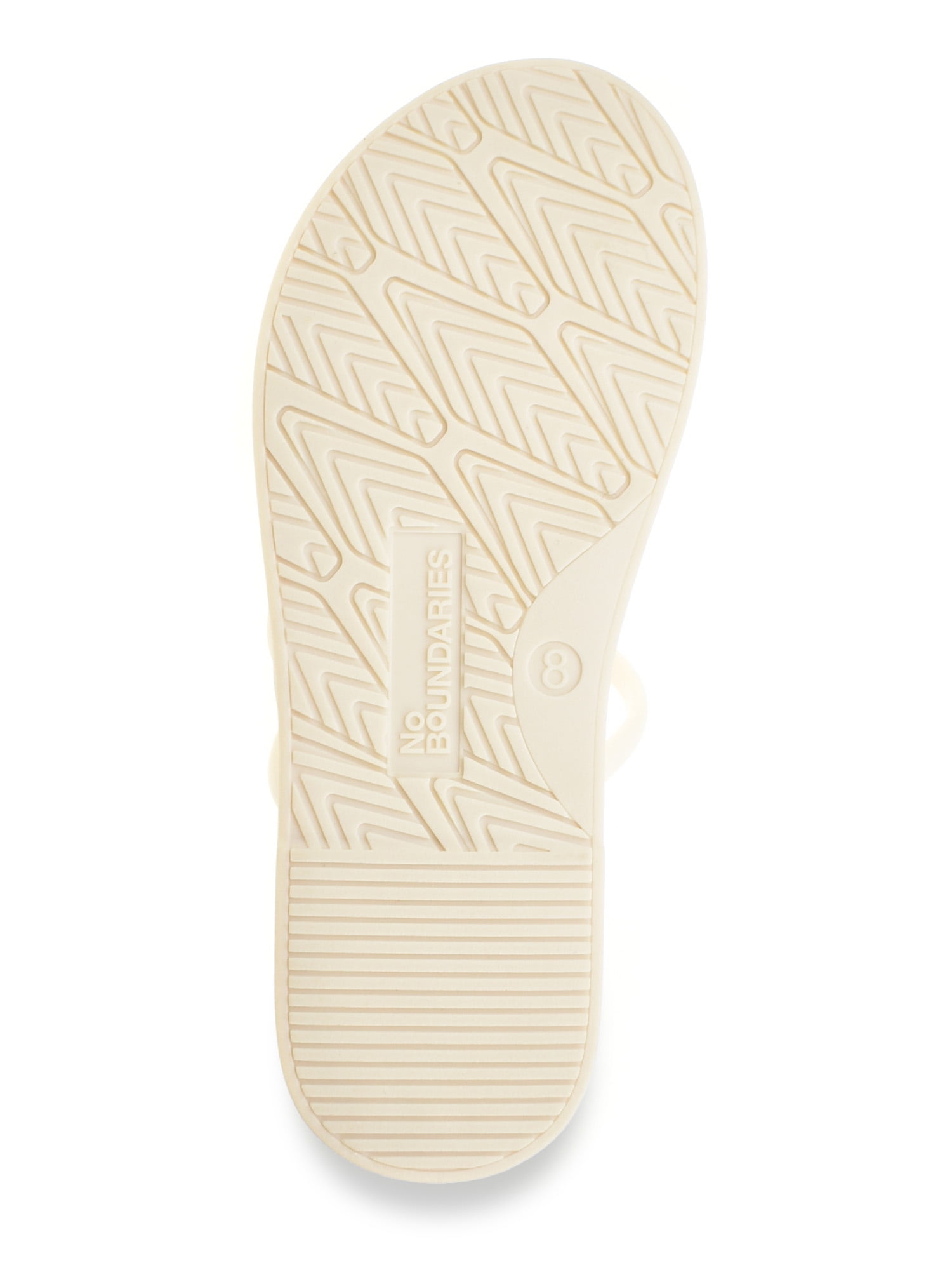 No Boundaries Women's Strappy Toe Loop Sandals