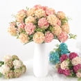 thumbnail image 2 of Imitation Hydrangea creative bouquet decorates the dining table and coffee table. Flower decoration Hydrangea bouquet, 2 of 19