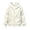 White, variant on Girls Preppy Sweatshirts Zip-Up Long Sleeve Casual Hoodies Spring Fall Teen Kids Soft Jacket Back to School Outerwear