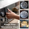 thumbnail image 2 of Microwave Splatter Cover for Food Large Microwave Plate Food Cover With Easy Grip Handle Anti-Splatter Lid With Enlarge Perforated Steam Vents,11.5 Inch,BPA Free & Dishwasher Safe, 2 of 3