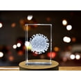 thumbnail image 3 of Four Months Foetus 3D Engraved Crystal Gift – Unique Pregnancy Milestone Keepsake, 3 of 4