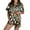 E#Black361, variant on FEIFLY Women's Halloween Printed Pajama Blouse Tops Shorts Suit 2 Piece Pajamas Sets Holiday Loungewear Casual Wear Comfortable Daily Matching Set For All Seasons