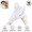 White, variant on 10 Pairs Moisturizing Spa Socks for Overnight Foot Care, Soft Cotton Blend Beauty Socks for Dry Feet & Lotion Absorption