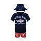thumbnail image 1 of CONJUNTO 3PZS PARA BEBO TRAJE DE BAÑO, PLAYERA Y SOMBRERO REVERSIBLE MAUI AND SONS 134859, 1 of 8