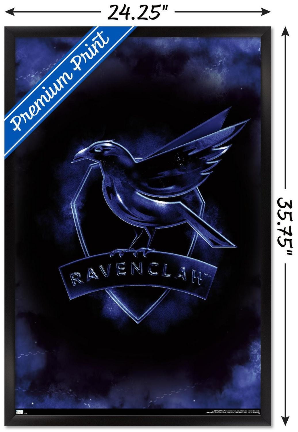 Harry Potter - Ravenclaw Crest Magic Wall Poster, 22.375" x 34"