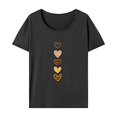 thumbnail image 1 of Camiseta de mujer de verano cómoda camiseta de cuello redondo para desplazarse a la oficina caminar S, 1 of 7
