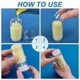 thumbnail image 3 of Plastic Twist Up Deodorant Bottles Refillable Bottom Refilling Round Stick Column Clear 36x78mm Capacity: 30ml(1.01fl. oz), 3 of 5