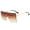 Tea, variant on Womens Vintage Oversized Sunglasses Square Rimless UV400