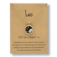 thumbnail image 1 of WREESH Chaîne de Pièces Dorée Jour et Nuit Collier des Douze Constellations Collier pour Couple, 1 of 1