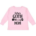 thumbnail image 3 of Inktastic Future Goth Like my Mom with Skulls Boys or Girls Long Sleeve Toddler T-Shirt, 3 of 5