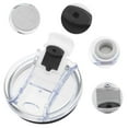 thumbnail image 3 of Unique Bargains 1 Pc Lightweight Tumbler Lid for Office White Plastic, 3 of 5