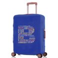 thumbnail image 1 of 2024 Luggage Covers Travel Accessories Suitcase Cover Protector Reusable Washable 18-32inch Text Letter Printed Pattern Series 8text B XL, 1 of 6