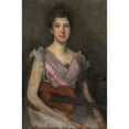 thumbnail image 3 of Whistler, James McNeill 17x24 Black Modern Framed Museum Art Print Titled - The Violin Player, 3 of 5
