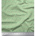 thumbnail image 1 of Soimoi Velvet Fabric Poker Card Symbol & Check Printed Craft Fabric by The Yard 58 Inch Wide, 1 of 1