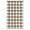 Brown/White, variant on HOMERRY Geometric Plaid Outdoor Rug Straw Plastic Area Rug for Balcony Pool RV Waterproof Reversible Carpet, Brown/White, 9'x 12'