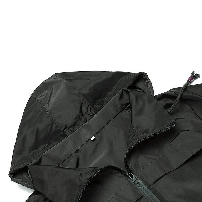 Thin hotsell black raincoat