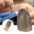 thumbnail image 2 of Thimble, Lightweight  Finger Thimble Protector, Sewing Finger Thimble, Durable Professional Exquisite For Repairing Sails Sewing, 2 of 8