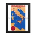 thumbnail image 2 of Marcevaggi SA International Sea and Land Transport, 1935. Framed Vintage Travel Poster, 2 of 11