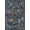 Dark blue, variant on Wonnitar 5'x7' Area Rug, Washable Cottagecore Botanical Rug for Nursery, Beige Non Slip Low Pile Woodland Animal Accent Carpet for Bedroom, Living Room, Dinning Room, Playroom