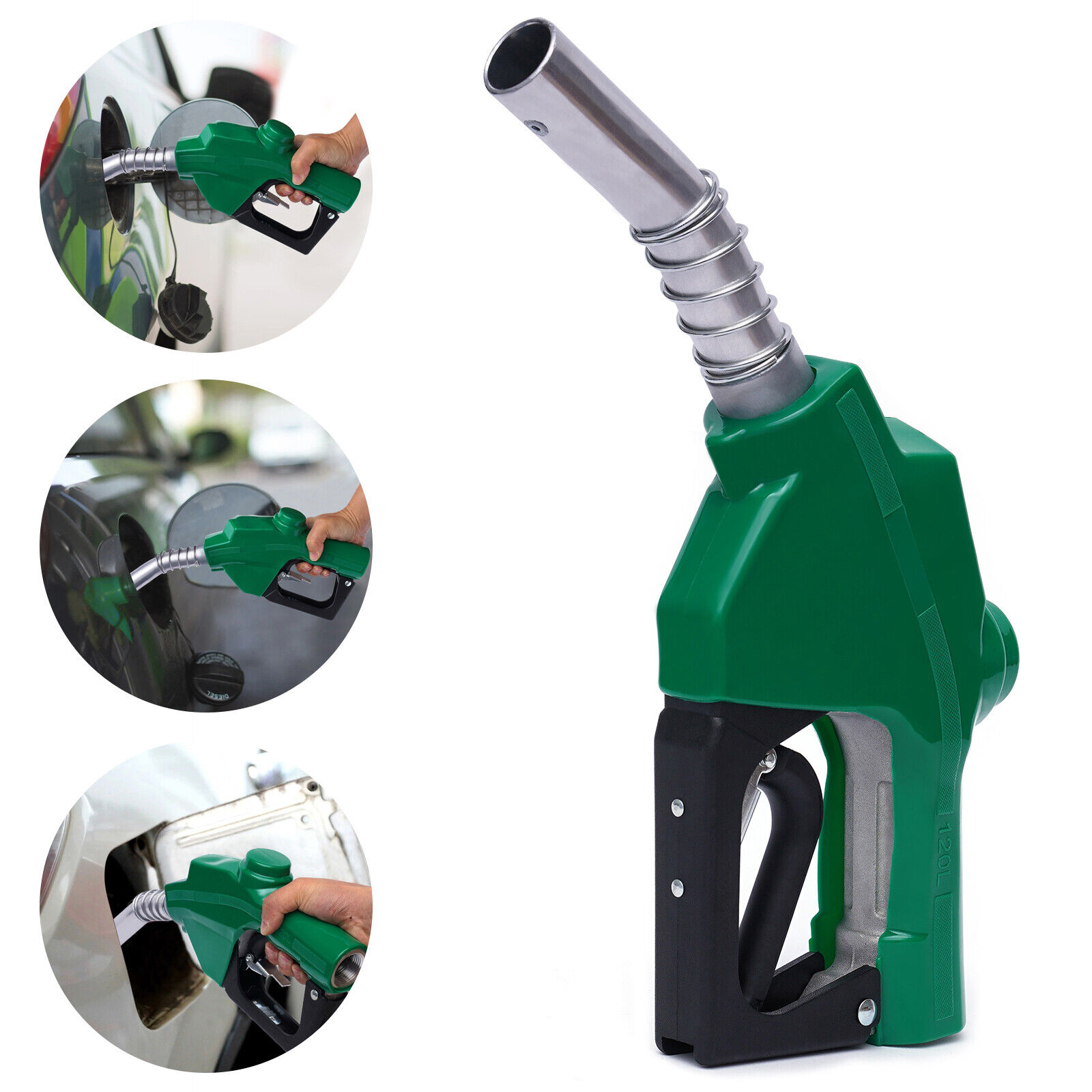 YIYIBYUS Auto Shut-Off Fuel Nozzle Gas Pump Fuel Gun for Gas Stations Fuel Refilling, Max Flow Rate 31.7GAL/Min - image 1 of 12