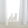 thumbnail image 2 of Curtainking Rod Pocket Valance Semi Sheer Window Valance for Bathroom 1 Panel 54" x 18" White, 2 of 10