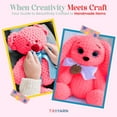 thumbnail image 4 of Chenille Velvet Yarn - 100g (132 Yards), Fluffy & Plush, Perfect for Amigurumi & Baby Blankets, Size 6, 4 of 7