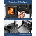 thumbnail image 4 of Deerfamy Portable Tent Stove with Chimney - Outdoor Heating & Cooking, 4 of 8