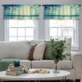 thumbnail image 4 of LALILO Kitchen Curtain Valance Sunset Beach Beach Rod Pocket Window Curtain 52"x 18" Set of 2, 4 of 7
