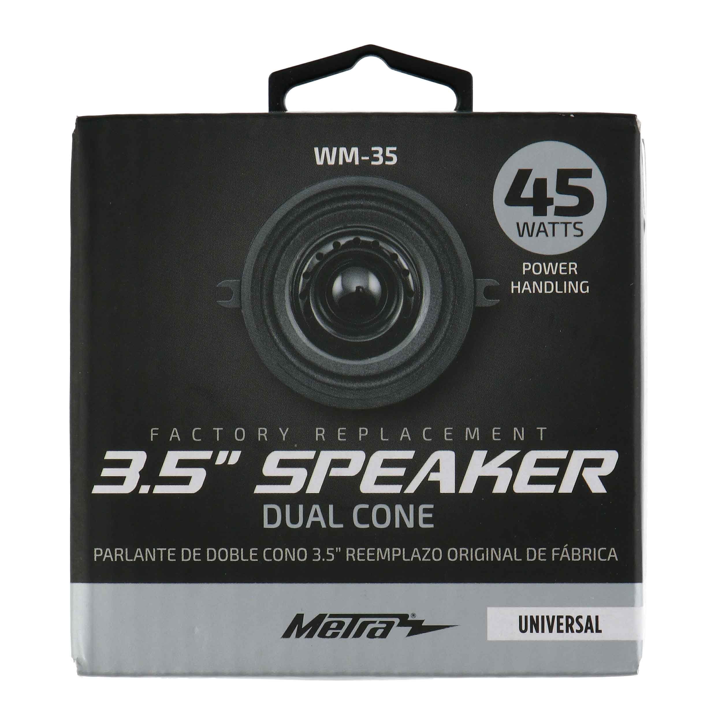 Metra WM-35 Universal 3.5 inch Dual Cone Replacement Speaker