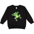 thumbnail image 2 of Inktastic Jumping Frog Toddler Sweatshirt, 2 of 4