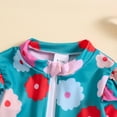 thumbnail image 6 of Gubotare Toddler Girl Swimsuit Long Sleeve Girls Long Sleeve Rashguard Swimsuit UV Protection One-Piece Swimwear Bathing Suit 18 24 Months (Sky Blue,18-24 Months), 6 of 6