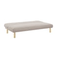 thumbnail image 3 of Serta Chester Mid Century Modern Convertible Sofa, Khaki Fabric, 3 of 7