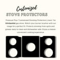 Stove Protector Liners Compatible with KitchenAid Stoves, Gas Ranges