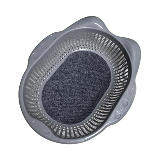 Cama para gatos, cama para mascotas resistente con cojín, versátil, rústica, transpirable y para descansar. Gris