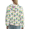 thumbnail image 7 of Kdxio Rainbow Llama Print Womens Oversized Hoodies Sweatshirts Hooded Pullover Tops Sweaters Casual-Medium, 7 of 7