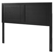 Headboard, King Size, Wood, Black, Modern Contemporary Urban Design, Bedroom Master Guest Suite