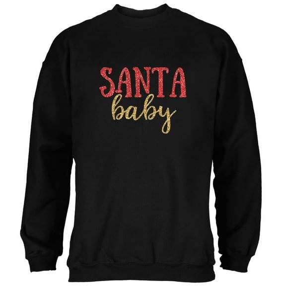 Old Glory Mens Christmas Santa Baby Long Sleeve Sweatshirt