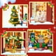 thumbnail image 5 of Decoraciones navideñas, casita de dulces navideña hecha a mano, mini cabaña para armar, rompecabezas, caja de regalo de Navidad/cumpleaños, modelo de arquitectura de madera para armar. Casita de Papá, 5 of 9
