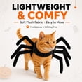 thumbnail image 7 of Halloween Pet Costume Funny Spider Outfit with 8 Legs Chest Back Cover for Small Cats(Spider Legs, XXL), 7 of 7