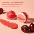 thumbnail image 5 of ANAiRUi Cherry Lip Scrub & Lip Mask Set, Vitamin E, Lip Scrub For Women, Lip Scrubber Exfoliator, Hydrating Lip Mask Overnight, Sugar Scrub for Dry Chapped Lips, Lip Care Set for Women, 5 of 12