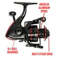 thumbnail image 4 of Ardent Finesse Freshwater Spinning Reel, Size 2000, 6.0:1 Gear Ratio, Lightweight Graphite Frame, 4 of 5