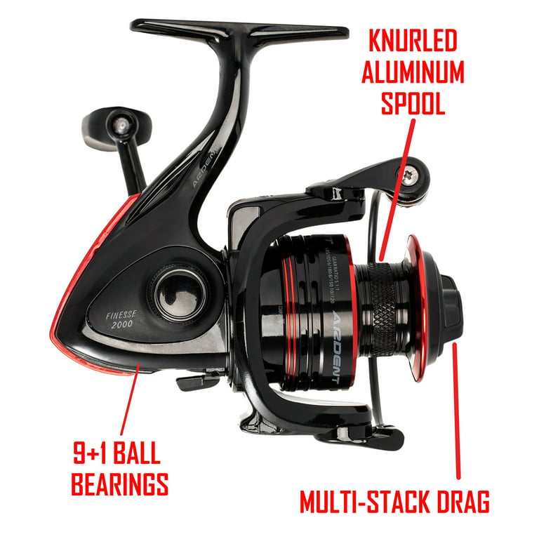 Pipeliness Spinning Reel,2000/3000 Size ,Speed ratio 5.2:1，Drag