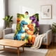 thumbnail image 4 of Manta de felpa con dinosaurios Manta suave y cálida para niños y niñas Manta acogedora para la siesta, la cama o el sofá Con motivos de dinosaurios, 4 of 8