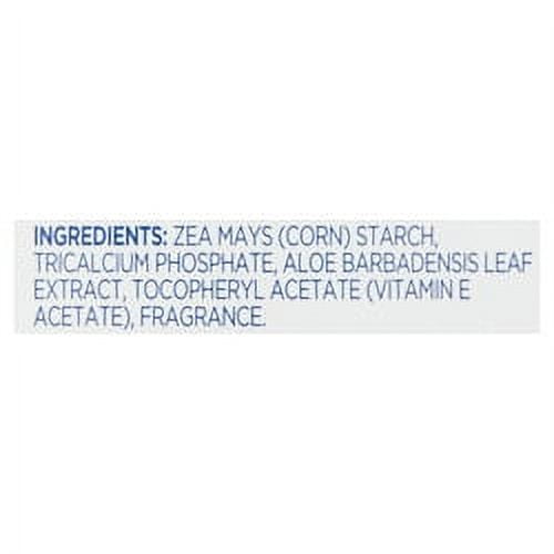 Equate Baby Aloe Vera and Vitamin E Hypoallergenic Pure Cornstarch Baby Powder, 15 oz